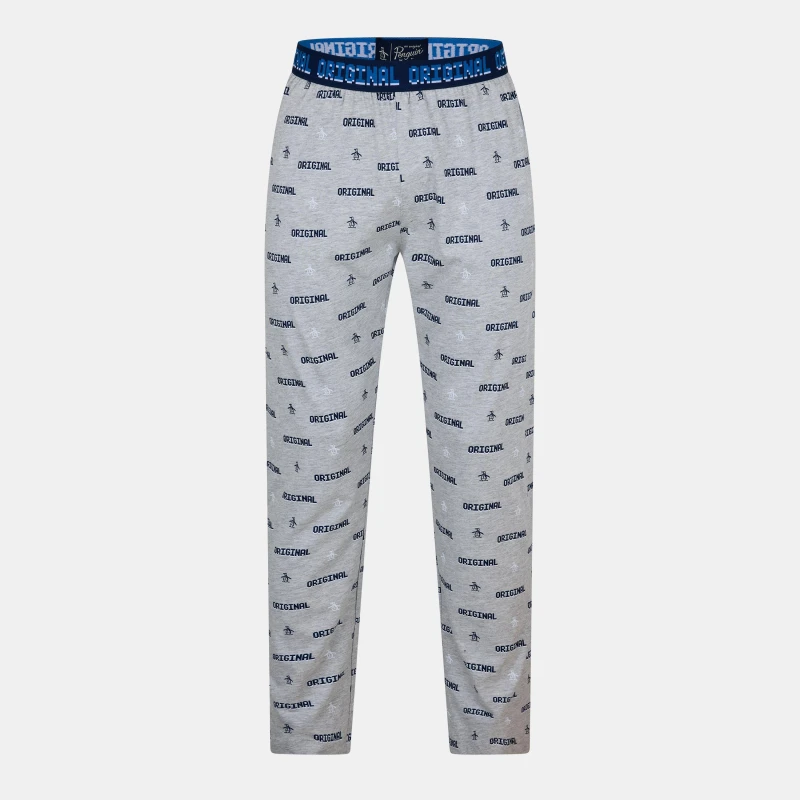 Image of Original Penguin Original Penguin Men Lounge Grey Pyjamas Bottoms Size: Small Grey S Male 5056395823859