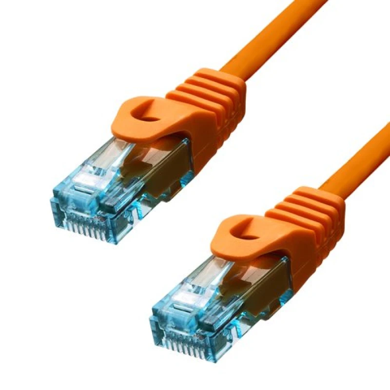 Image of ProXtend CAT6A U/UTP CU LSZH Ethernet Cable Orange 50CM