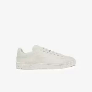 Image of Lacoste Mens Court Zero Leather Trainers Size 10 UK Off White