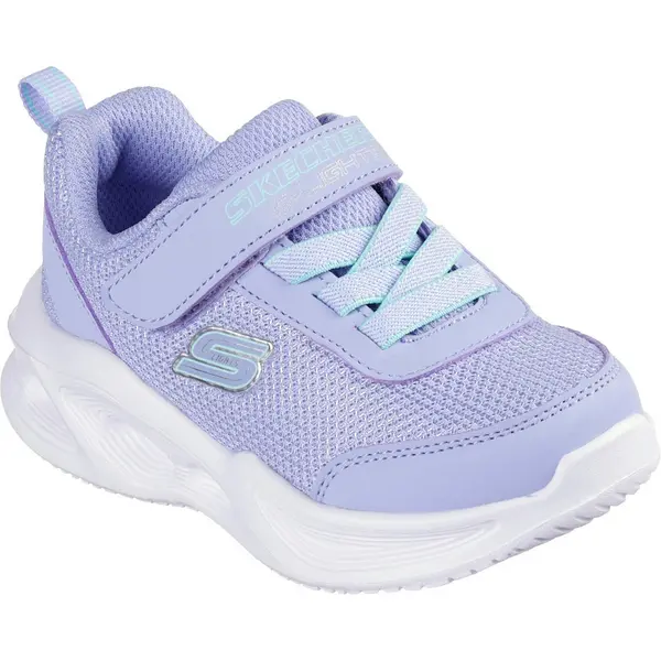 image of Skechers Girls Sola Glow Lightweight Trainers UK Size 4 (EU 21) Periwinkle SKE2214-PERI-4