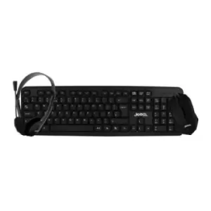 image of Jedel G-S11 3-in-1 Office Kit - USB Keyboard & Mouse + 3.5mm Jack Headset with Boom Mic Retail Boxed