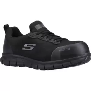 Image of Skechers Sure Track Jixie Womens Safety Trainers Black Size 6