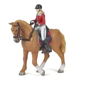 image of PAPO Horses and Ponies Walking Horse and Horsewoman Figure