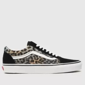 Image of Vans Old Skool Trainers In Black & Grey