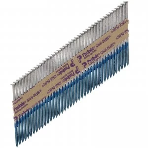 Image of Paslode IM360CI Galvanised+ Ring Shank Collated Nails and Gas 90mm Pack of 2200