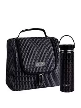 image of Beau & Elliot 'Manhattan' Insulated Large Lunch Bag + Stainless Steel Insulated Drinks Bottle