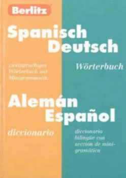 Image of Spanish German Berlitz Dictiona Paperback
