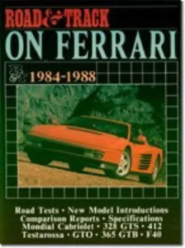 Image of road and Track on Ferrari 1984-88 by R. M Clarke Book