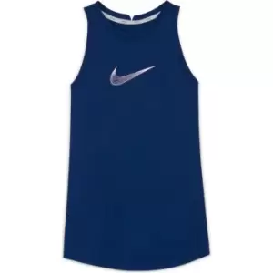 Image of Nike Dri-Fit Trophy Tank Top Junior Girls - Blue