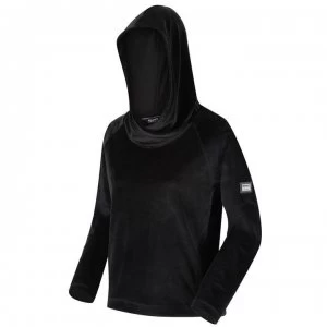 image of Regatta Kelilah Velour Hooded Fleece - Black