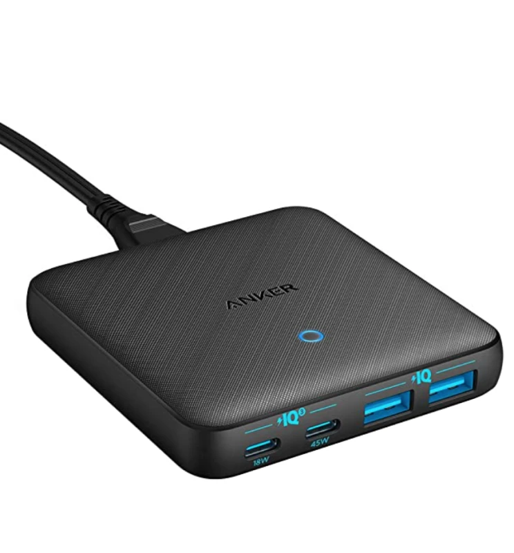 Image of Anker 543 Powerport Atom III Universal Black Fast charging Indoor