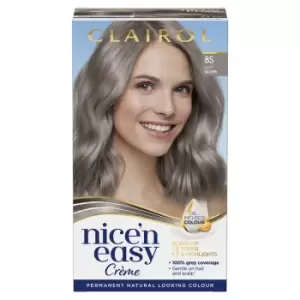 image of Clairol Nice'N Easy Creme Permanent Hair Dye 8S Soft Silver