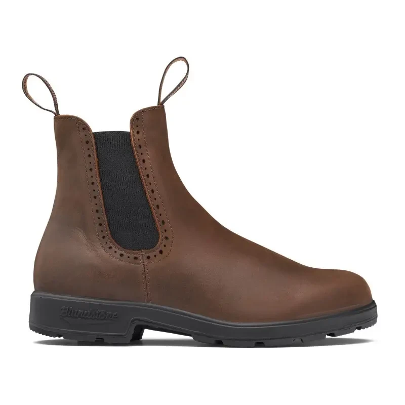 Image of Blundstone 2151 Leather Unisex Ankle Boots - Antique Brown - Size:UK 8