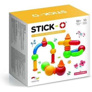 image of Magformers Stick-O Basic 10 Piece Set