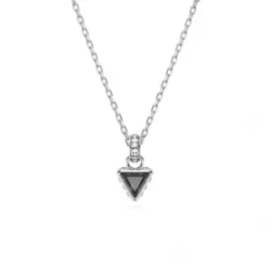 image of Stilla Rhodium Plated Grey Triangle Cut Pendant 5648752