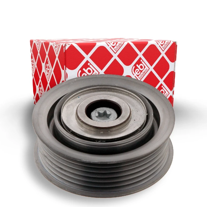 Image of FEBI BILSTEIN 32024 Idler Pulley with screw Metal Deflection/Guide Pulley,v-ribbed belt (312)
