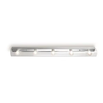 image of Leds-c4 Lighting - Leds-C4 Make Up - 5 Light Bathroom Wall Light Aluminium