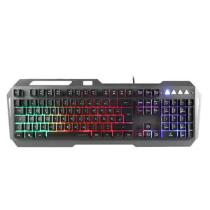 image of Speedlink - LUNERA Metal Rainbow Gaming Keyboard [US Layout]