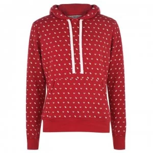 image of True Religion Mono Logo Oth Hoodie - Red 6000