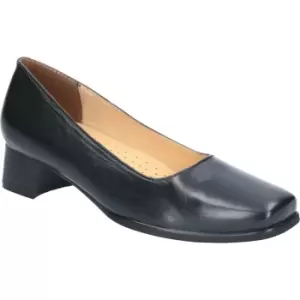 Image of Amblers Walford Ladies Shoes Wide Fit Court Navy Size 4