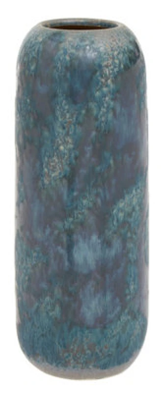 Image of Premier Housewares Green Vase, Boho Chic Decorative Vase, Modern and Contemporary Stoneware Tall Vase, Large Vase Decor for Home Green