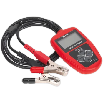 image of Sealey MC105 Motorcycle Digital Battery Tester 12v