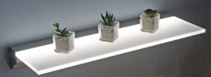 image of Wickes 600mm White LED Shelf - 10W