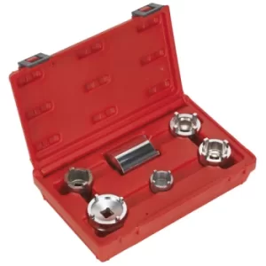 image of Motorcycle Swingarm Locknut Socket Set 6pc