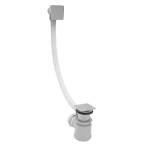 Image of Freeflow Square Bath Filler with Push Button Waste and Overflow