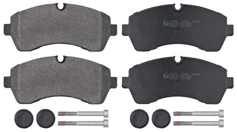 Image of A.B.S. 37552 Brake pad set prepared for wear warning indicator Brake Pad Set,disc brake (402)