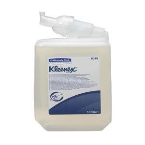 Image of Original Kimcare Luxury Foam Anti Bacterial 1 Litre Hand Cleanser Clear Ref 6341 Pack of 6