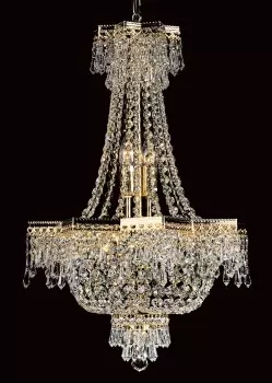 image of Star Empire Strass Gold 5 Light Chandelier