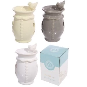 Image of Bird Bath Design Ceramic Oil Burner (1 Random Supplied)