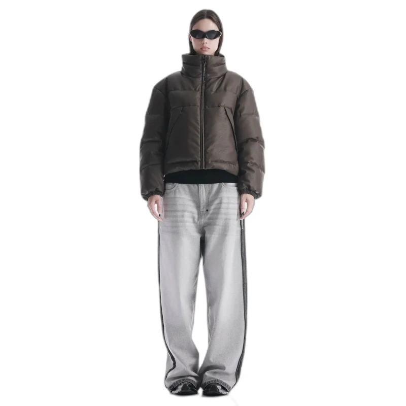 Image of Krakatau Womens down jacket Krakatau Narwaru Marron Female M
