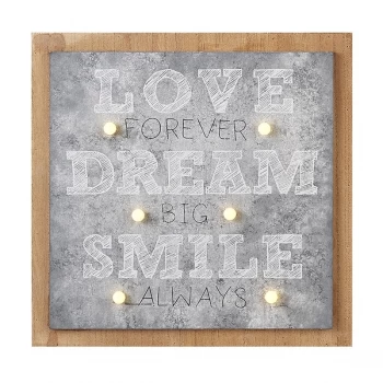 image of Love Dream Smile LED Decoration By Heaven Sends