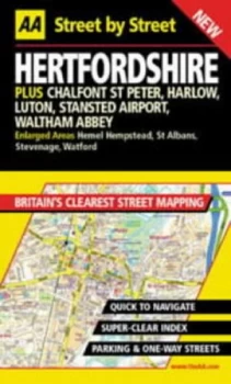 Image of Aa Street by Street Hertfordshire Hardback