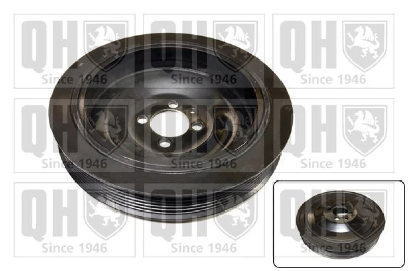 Image of QUINTON HAZELL Crankshaft pulley QUINTON HAZELL QCD156
