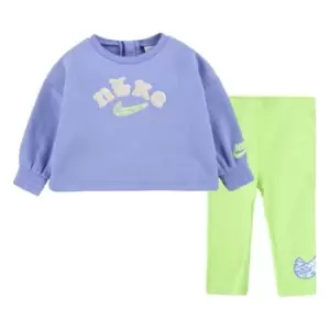 Image of Nike Crw Legging Set Bb24 - Green