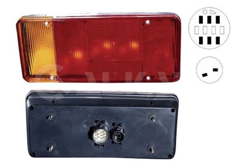 Image of ALKAR Rear light ALKAR 9703246