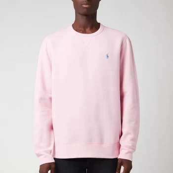 Image of Polo Ralph Lauren Mens The Cabin Fleece Sweatshirt - Carmel Pink - XL