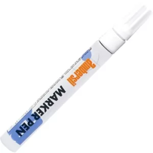 image of Ambersil 20394-AA Paint Marker Pen White 3mm Nib