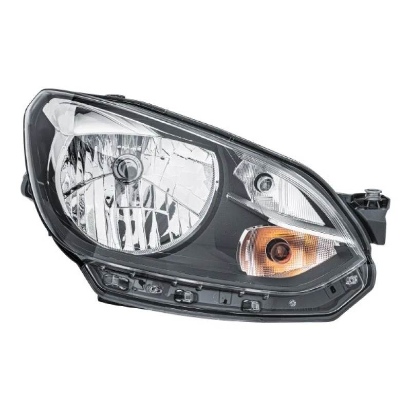 Image of HELLA 1EJ 010 670-021 Headlights W21/5W, Right, with motor for headlamp levelling, Halogen Headlight (259)