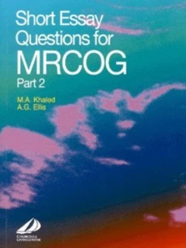 Image of Short Essay Questions for Mrcog Part 2 by M. a Khaled Paperback