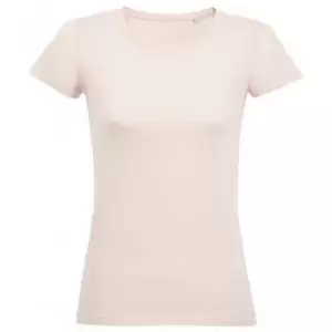 Image of SOLS Womens/Ladies Milo Organic T-Shirt (M) (Creamy Pink)