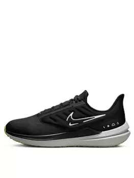 Image of Nike Air Winflo 9 Shield, Black/White/Grey, Size 11, Men