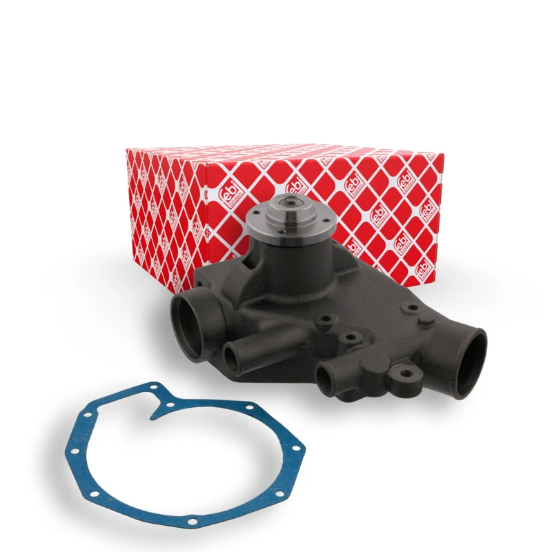 Image of FEBI BILSTEIN 33172 Water pump Grey Cast Iron, with gasket/seal Grey Cast Iron Water Pump (1260)