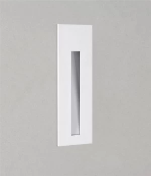 Image of LED 1 Light Indoor Recessed Marker Wall Light White