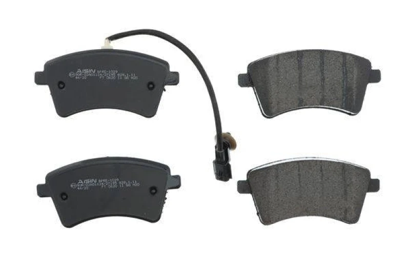 Image of AISIN BPRE-1029 Brake pad set Premium ADVICS by AISIN incl. wear warning contact Brake Pad Set,disc brake (402)