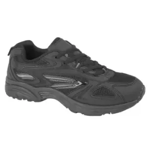 Image of Dek Mens Venus III Lace-Up Trainers (8 UK) (Black/Charcoal Grey)