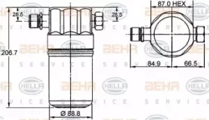 Image of Air Conditioning dehumidifier 8FT351192-041 by BEHR